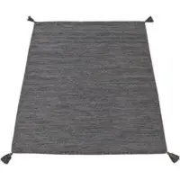 Tapis.fr Handgeweven tapijt Kilian grijs 200x290 cm