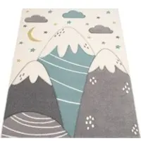 Tapis.fr Kindertapijt Kosmos crème 120x170 cm