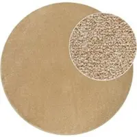 Tapis.fr Tapijt Portivo goud 160 cm rond