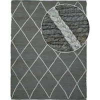 Tapis.fr Jutekleed Sakira antraciet 60x100 cm