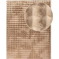 Tapis.fr Vachtkleed Arnia beige 60x100 cm