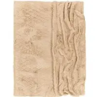 Tapis.fr Zachte deken Arnia beige 200x240 cm