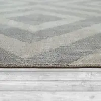 Tapis.fr Binnen- en buitenkleed Saga wit 160 cm rond