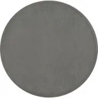 Tapis.fr Kindertapijt wasbaar Atami grijs 80 cm rond