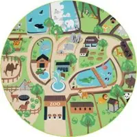 Tapis.fr Kindertapijt Bini beige 160 cm rond