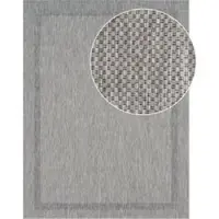 Tapis.nl Binnen- en buitenkleed Romana grijs 80x150 cm