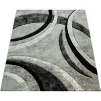 Tapis.fr Modern tapijt Bravo grijs 80x300 cm