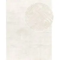 Tapis.fr Modern tapijt Myko crème 120x170 cm