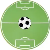 Tapis.nl Kindertapijt Bini groen 200 cm rond