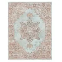 Tapis.fr Binnen- en buitenkleed Torino turquoise 60x100 cm