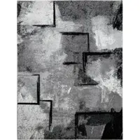 Tapis.fr Tapijt Monde grijs 200x290 cm
