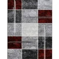 Tapis.fr Tapijt Sinay rood 60x100 cm