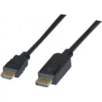 Exertis Connect 128164-HY video kabel adapter 3 m DisplayPort HDMI Zwart