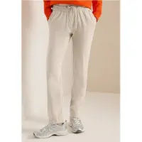 Cecil Dames Mid Waist Slim Legs broek in casual fit - Beige - XXXL