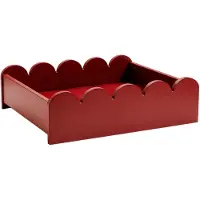 TÔNN furniture Bump dienblad 35x41 cm Burgundy