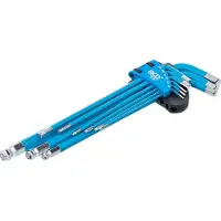 Bgs Inbussleutelset extra lang inbus inch maten 9 stuks.