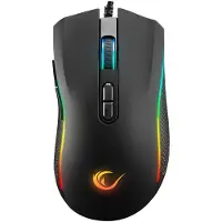 Rampage Bedrade gamingmuis Smx-R44V2, 12800 Dpi, RGB LED, 1000 Hz, Huano sensor, zwart