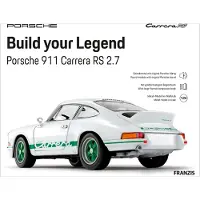 Porsche Bouwpakket Build your Legend Porsche 911 Carrera RS 2.7 67267 Wit 21 x 10 x 11 cm