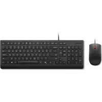 Lenovo IDG Essential toetsenbord en muis, zwart. Kleur: zwart. Eén maat