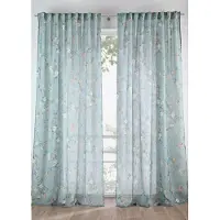 Bonprix Gordijn met bloemenprint (1 stuk) maat H/B: 145/135 cm