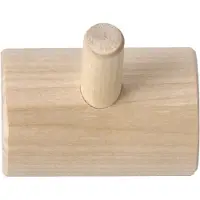 1898 Allsarp kapstokje 1 knop Berken