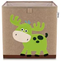 Lifeney Opbergdoos van stof voor kinderen "hert", compatibel met Ikea Kallax