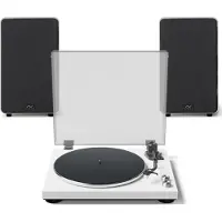 Kanto Audio Kanto OBI3 Turntable with Kanto Ora Speakers Matte White