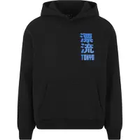 Mister tee Sweatshirt 'Tokyo Drifting' royal blue/koningsblauw / zwart / wit