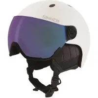 Sinner Titan Visor Helm Matt White-Blue M