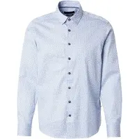 Bugatti Overhemd blauw / wit