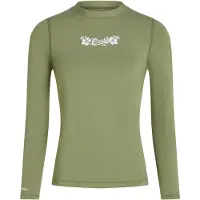 O'Neill Functioneel shirt 'Skins' olijfgroen / natuurwit