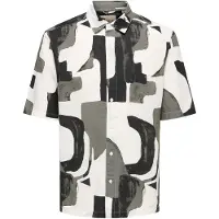 Only & Sons Overhemd 'ONSHarvi' grijs / zwart / wit