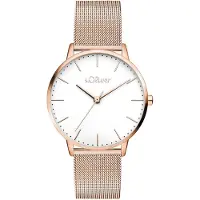 s.Oliver Analoog horloge rose-goud