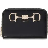 GUESS portemonnee Janie SLG Zip Around Wallet Black zwart