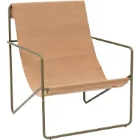 Ferm Living Desert Loungestoel Olive | Sand