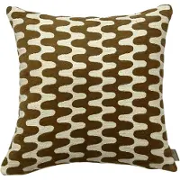 Fonq Wavies Sierkussen 50 x 50 cm - Toffee