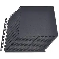 Vevor 24 x Puzzelmat Vloerbeschermingsmat 610 x 610 x 14 mm