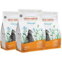 Almo Nature 3x Kattenvoer Droog Urinary Help Kip 2 kg