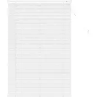 vidaXL Venetiaanse jaloezie Wit 150 x 70 cm 25 mm PVC
