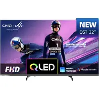 Chiq L32QST - Smart TV 32 Inch - QLED - Full HD - Google TV - Randloos Metal Design - Dolby Audio - Nieuw