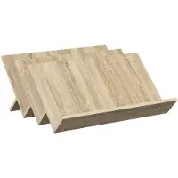 vidaXL Tijdschriftenrek Sonoma Eik 65 x 53 x 28,5 cm Bewerkt hout