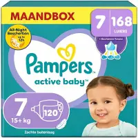 Pampers - Baby Dry - Maat 7 - Maandbox - 168 stuks - 15/20KG