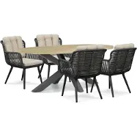 Coco Custa/Brookline 200x110 cm dining tuinset 5-delig