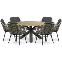 Coco Antoni/Rockville 160 cm dining tuinset 7-delig