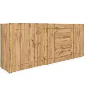 Itamoby Elios dressoir met 3 deuren en 3 laden, 200x40x83,5 cm, naturel eikenhout