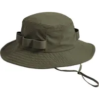Beechfield - Safari hoed - Bucket hat - Vissershoedje - Zonnehoed - Met kinband - UPF50+ bescherming - Donkergroen - Maat S/M