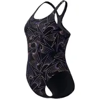 Speedo Hyperboom Swimsuit Zwart UK 38 Vrouw