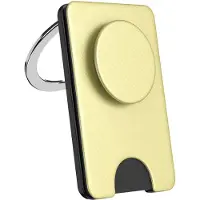 PopSockets , MagSafe Houder voor Smartphone PopWallet Editie Premium, Goud