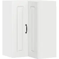 vidaXL Vaatwasserpaneel Kalmar Hoogglans wit 57 x 57 x 80 cm