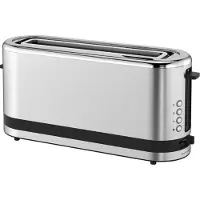 Mira Tosti Apparaat Broodrooster - Tosti Apparaat - Tosti Broodrooster - Zilver - 11cm x 36cm x 17cm